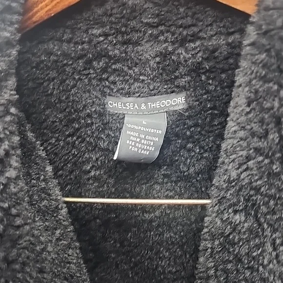 Chelsea And Theodore Large Coat Classy Warm Faux Fur Sherpa Lined - Picture 7 of 16